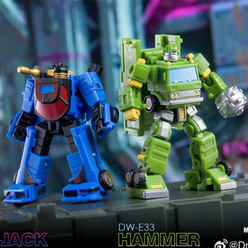 [Sold out] Dr.Wu DW-E33 Hammer Bulkhead +DW-E30M Iron Jack Wheeljack Shattered Glass Version