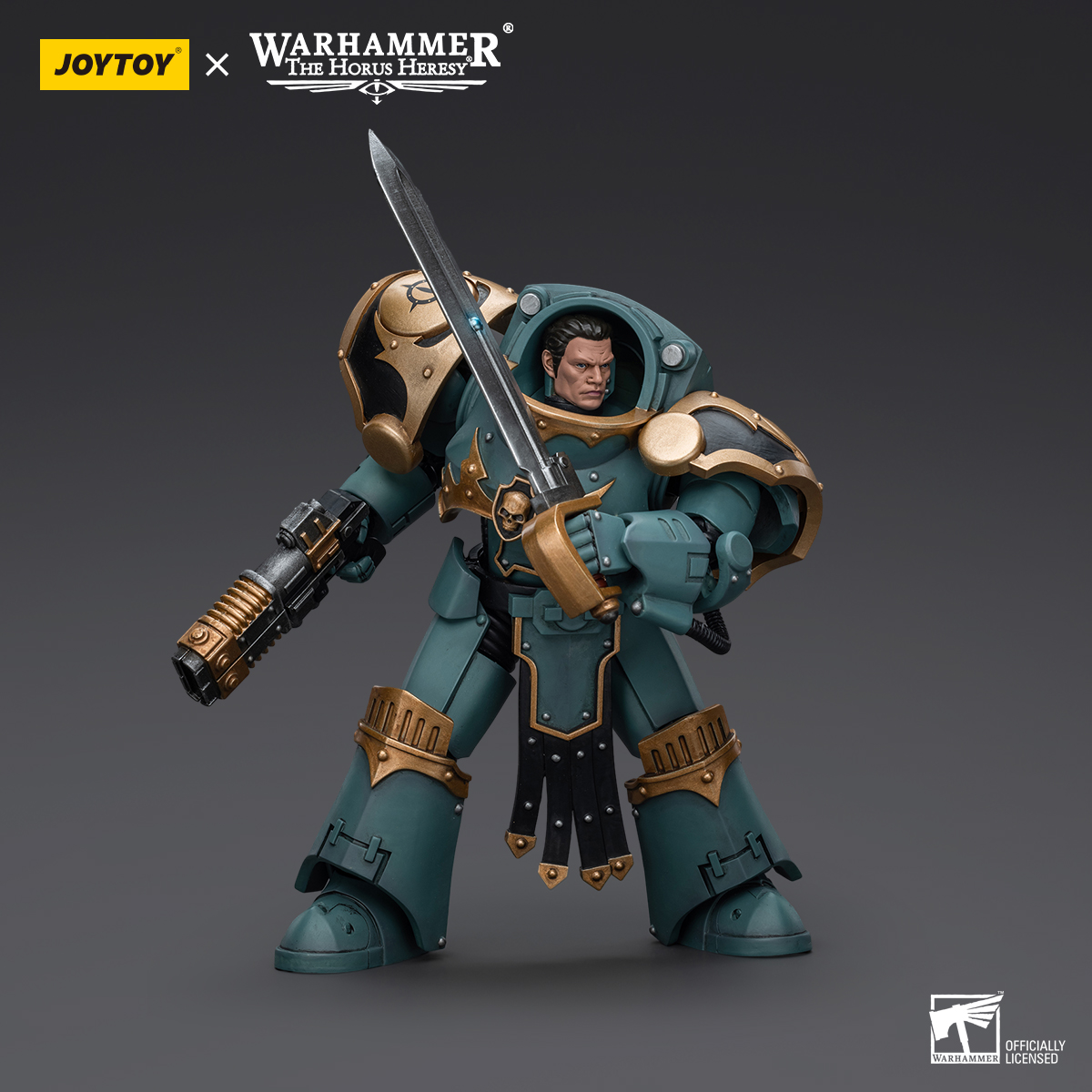 JoyToy - Sons Of Horus - Tartaros Terminator Squad Sergeant With Volkite Charger And Power Sword 118