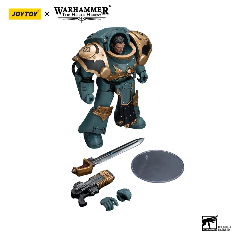 JOYTOY Warhammer 40k Sons Of Horus Tartaros Terminator Con Artigli Fulmini – Action Figure 1:18 Da Collezione