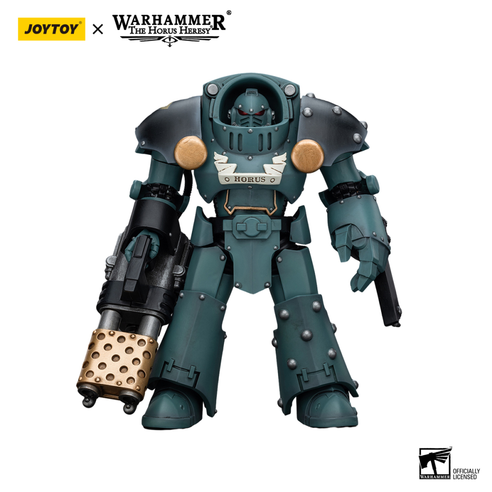 [Pre-sale] JOYTOY Warhammer The Horus Heresy Sons Of Horus Tartaros Terminator Squad Terminator With Heavy Flamer And Chainfist