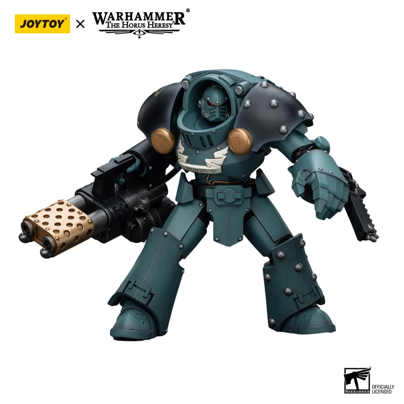 HiPlay JoyToy Warhammer The Horus Heresy Figura da collezione: Sons of Horus Tartaros Terminator Squad Terminator con artigli di fulmine, action figure in scala 1:18 JT7202