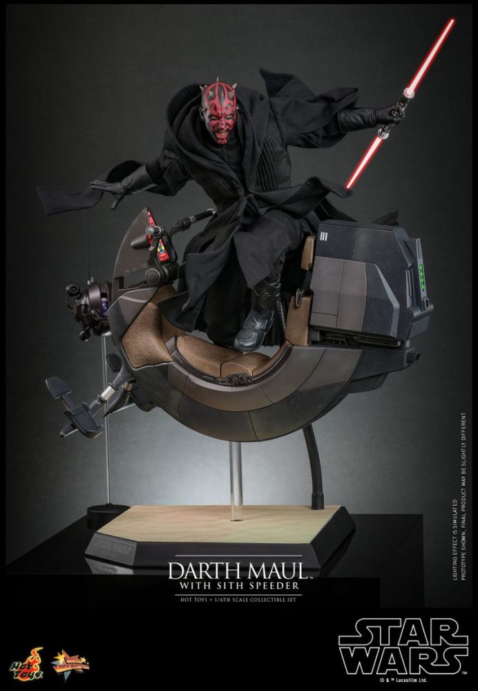 [Pre-sale] Hot toys Star Wars: The Phantom Menace MMS749 Darth Maul With Sith Speeder Collectible Figure Set