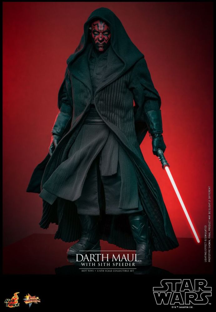 [Pre-sale] Hot toys Star Wars: The Phantom Menace MMS749 Darth Maul With Sith Speeder Collectible Figure Set