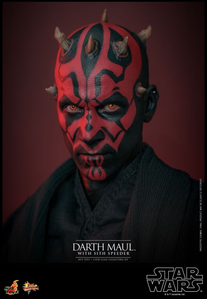 [Pre-sale] Hot toys Star Wars: The Phantom Menace MMS749 Darth Maul With Sith Speeder Collectible Figure Set