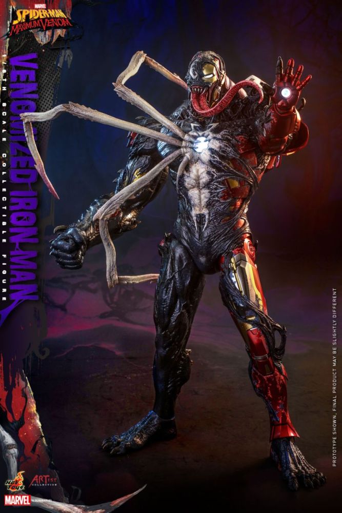 [In stock] Hot toys Marvel's Spider-Man: Maximum Venom AC04 Venomized Iron Man
