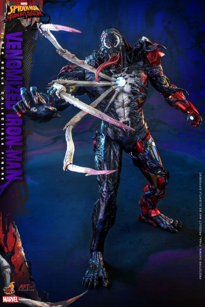 [In stock] Hot toys Marvel's Spider-Man: Maximum Venom AC04 Venomized Iron Man