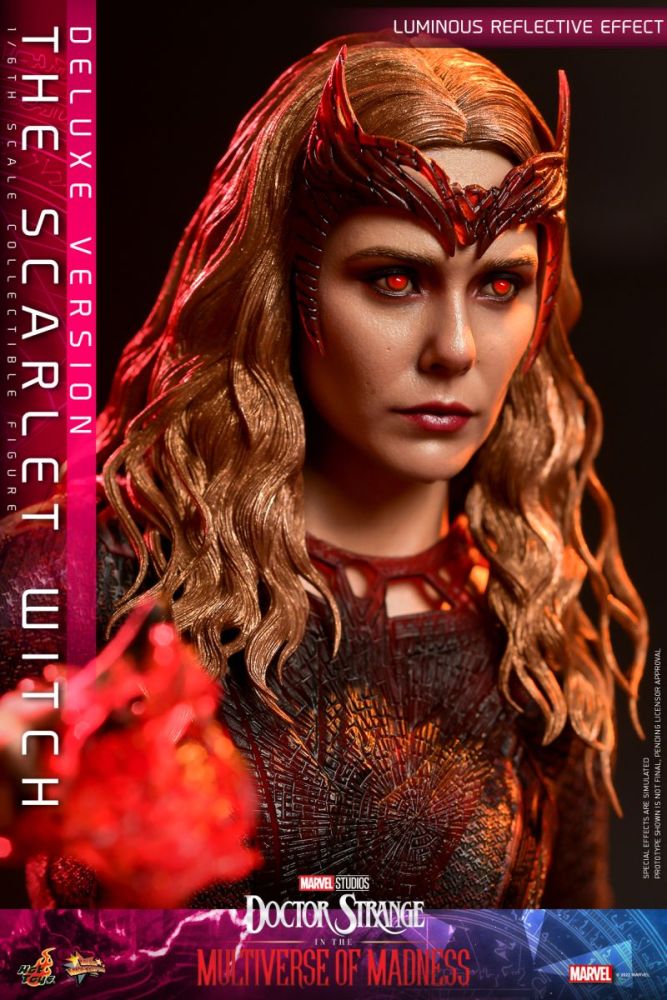 [In stock] Hot toys Doctor Strange in the Multiverse of Madness MMS653 Scarlet Witch Deluxe