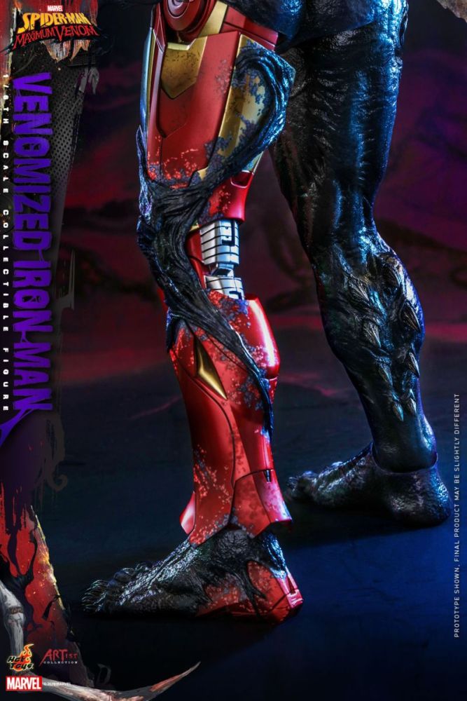 [In stock] Hot toys Marvel's Spider-Man: Maximum Venom AC04 Venomized Iron Man