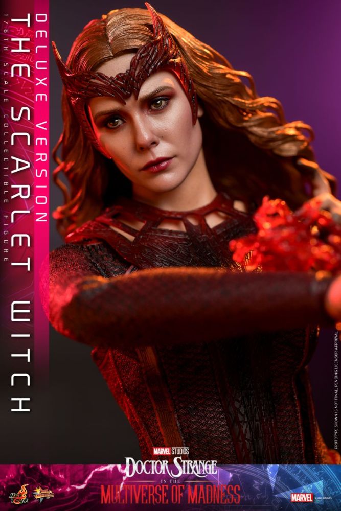 [In stock] Hot toys Doctor Strange in the Multiverse of Madness MMS653 Scarlet Witch Deluxe