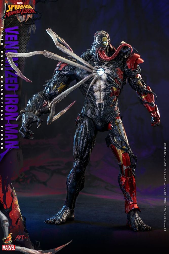 [In stock] Hot toys Marvel's Spider-Man: Maximum Venom AC04 Venomized Iron Man
