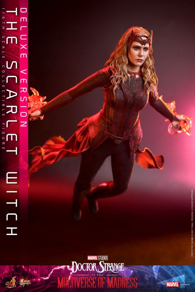 [In stock] Hot toys Doctor Strange in the Multiverse of Madness MMS653 Scarlet Witch Deluxe