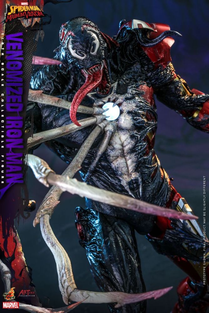 [In stock] Hot toys Marvel's Spider-Man: Maximum Venom AC04 Venomized Iron Man