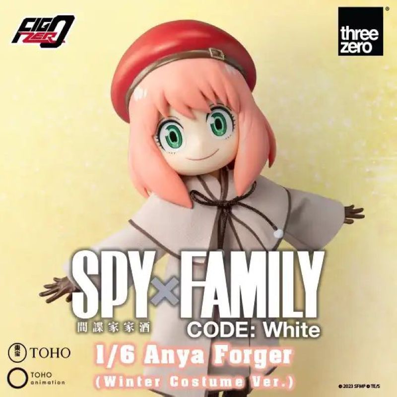[Pre-sale] Threezero 3Z0781 SPY×FAMILY CODE: White FigZero 1/6 Anya Forger (Winter Costume Ver.)