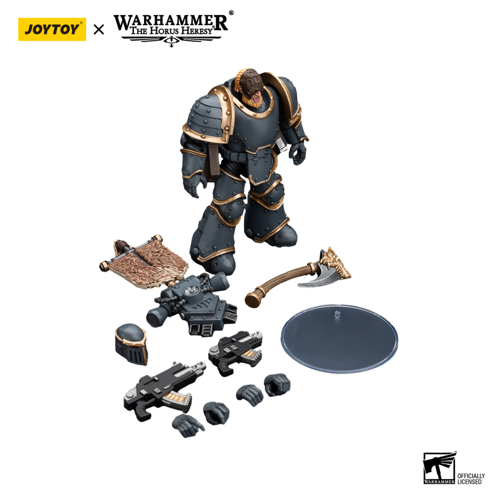 [Pre-sale] JOYTOY Warhammer The Horus Heresy Space Wolves Grey Slayer Pack Grey Slayer With Legion Vexilla