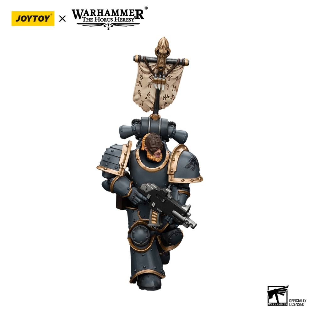 [Pre-sale] JOYTOY Warhammer The Horus Heresy Space Wolves Grey Slayer Pack Grey Slayer With Legion Vexilla