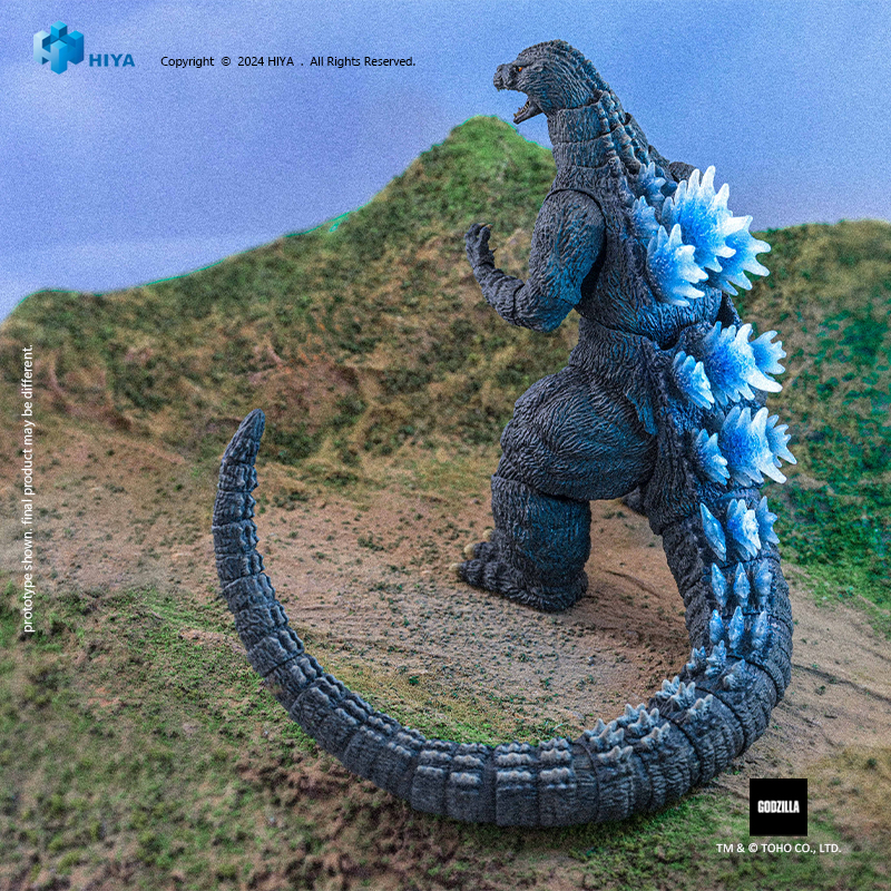 HIYA TOYS ハイヤトイズゴジラGODZILLA HEAT RAY Ver HIYA Exquisite Basic Series None Scale 7 Inch Godzilla x