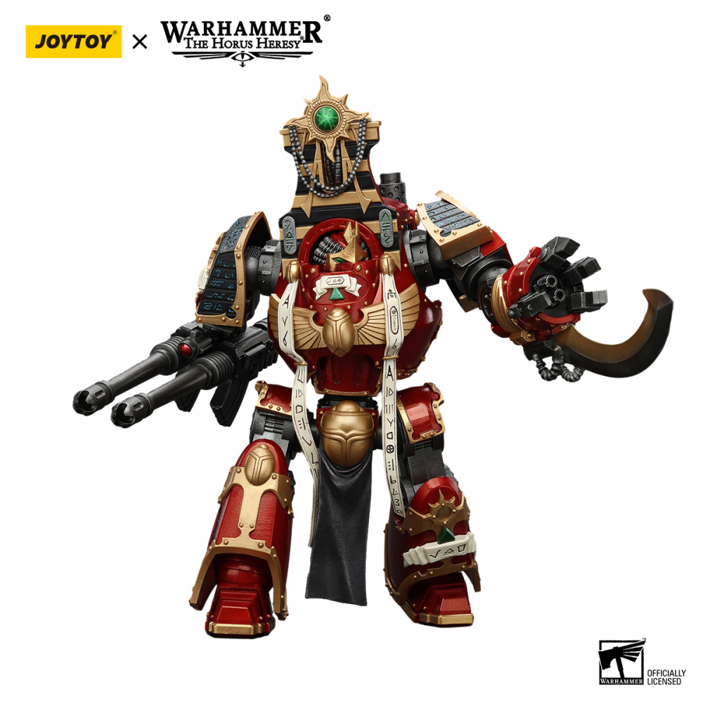 [Pre-sale] JOYTOY Warhammer The Horus Heresy Thousand Sons Contemptor-Osiron Dreadnought With Gravis Force Blade And Gravis Autocannon
