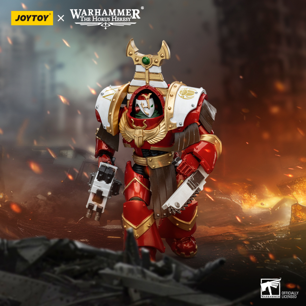 [Pre-sale] JOYTOY Warhammer The Horus Heresy Thousand Sons Sekhmet Terminator Cabal Sekhmet With Combi-Bolter And Chainfist