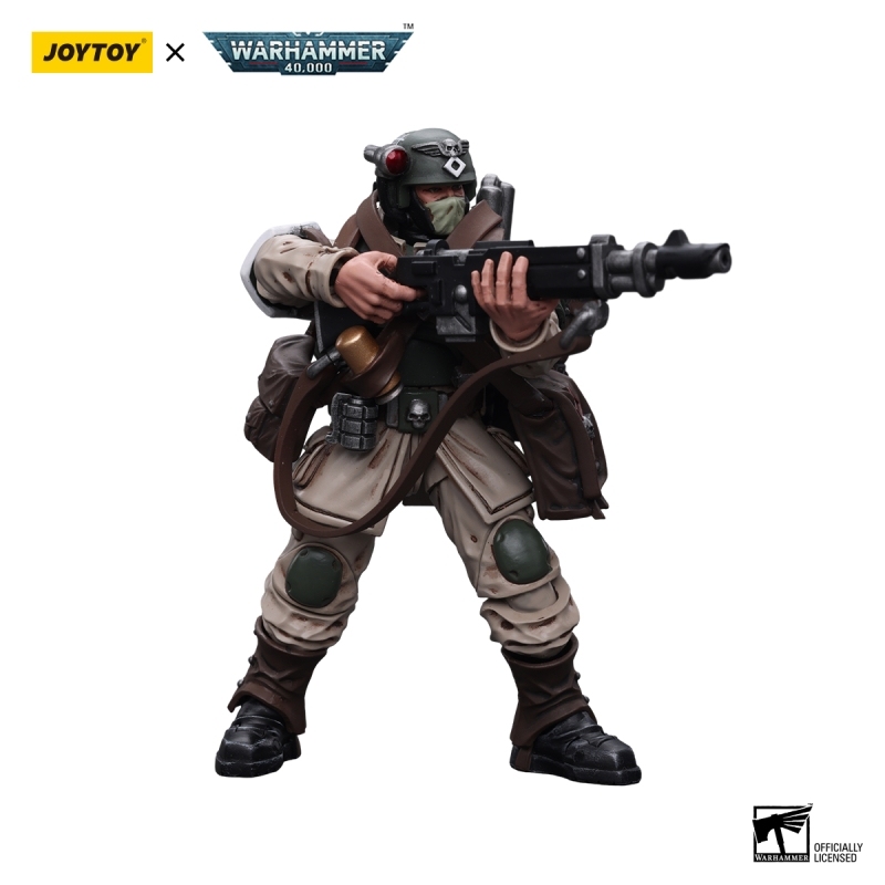 [Pre-sale] JOYTOY Warhammer 40K Astra Militarum Cadian Command Squad Veteran with Medi-pack