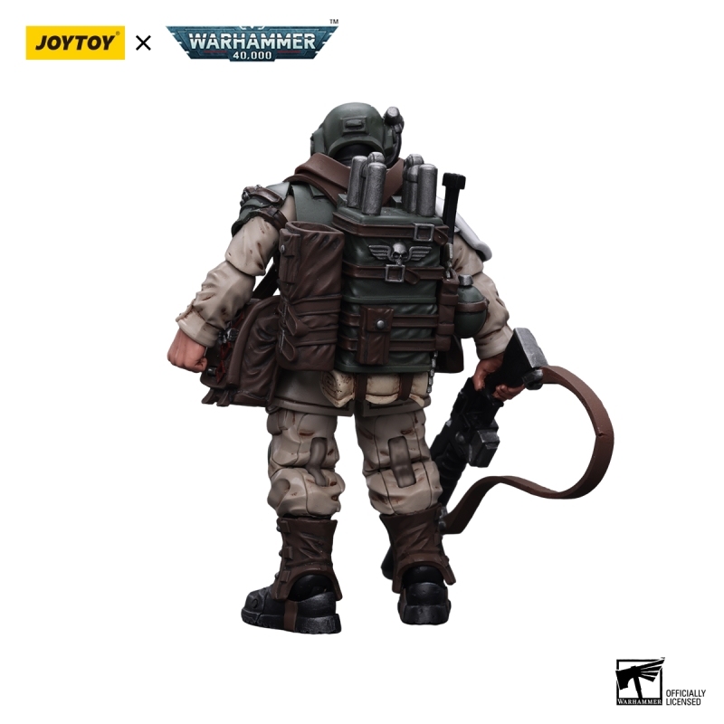 [Pre-sale] JOYTOY Warhammer 40K Astra Militarum Cadian Command Squad Veteran with Medi-pack