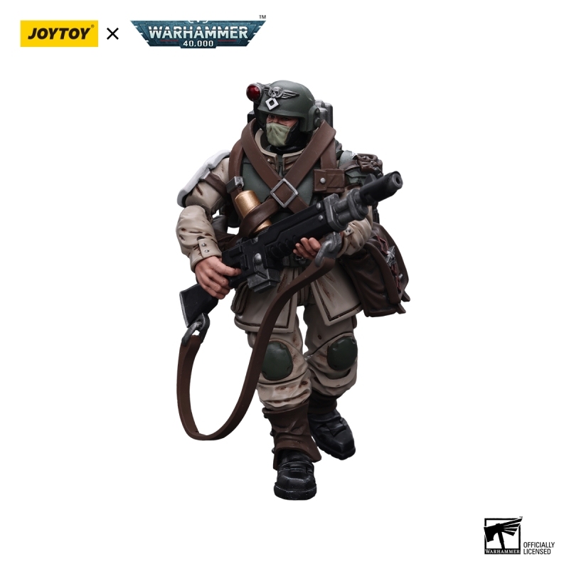 [Pre-sale] JOYTOY Warhammer 40K Astra Militarum Cadian Command Squad Veteran with Medi-pack
