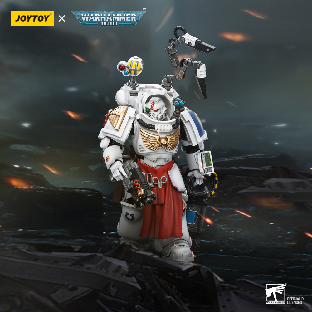 [In stock] JOYTOY Warhammer 40k Uitramarines Apothecary Biologis