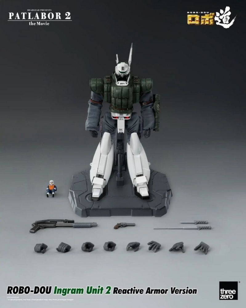 [Pre-sale] Threezero 3Z0211 ROBO‐DOU Patlabor 2: The Movie Ingram Unit 1/2/3 Reactive Armor Version