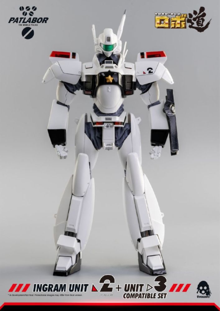 [Pre-sale] Threezero 3Z0107 Mobile Police Patlabor ROBO-DOU Ingram Unit 2 + Unit 3 Compatible Set Reissue
