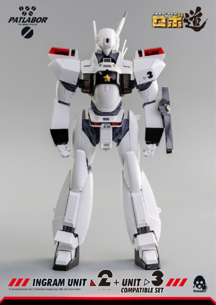 [Pre-sale] Threezero 3Z0107 Mobile Police Patlabor ROBO-DOU Ingram Unit 2 + Unit 3 Compatible Set Reissue