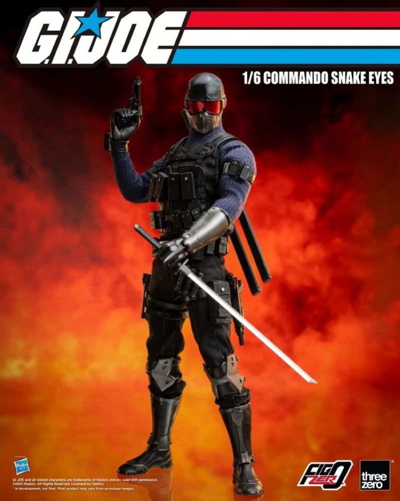 [Pre-sale] Threezero 3A Threezero 3Z0550 G.I. Joe FigZero Commando Snake Eyes