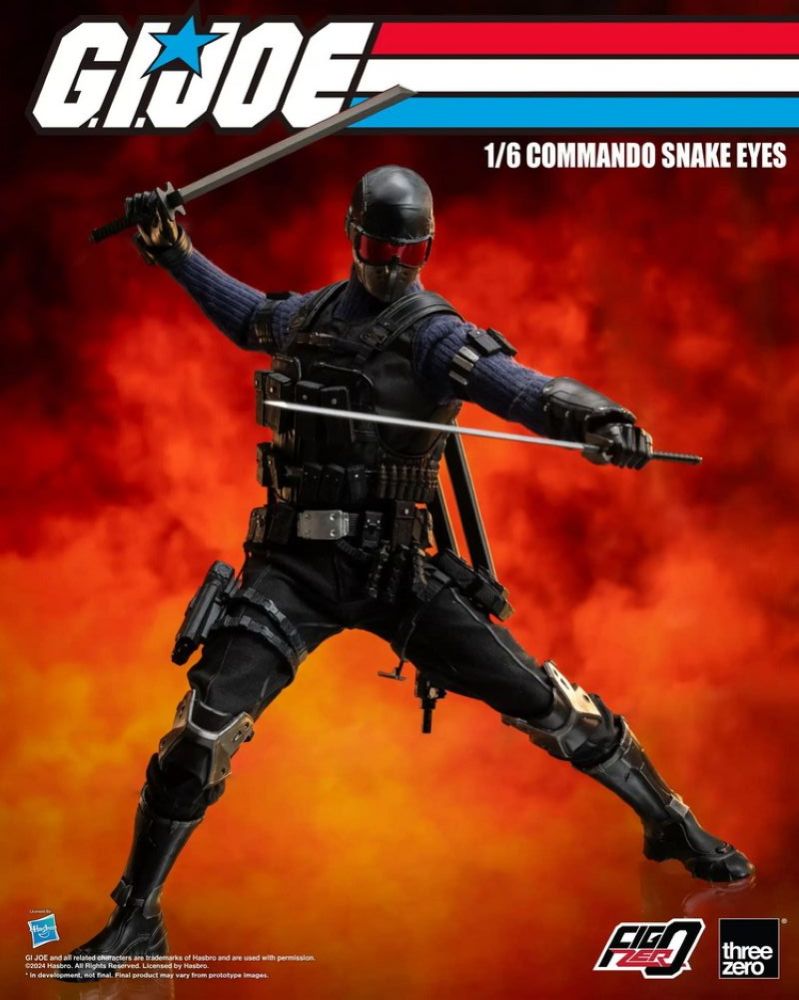 [Pre-sale] Threezero 3A Threezero 3Z0550 G.I. Joe FigZero Commando Snake Eyes