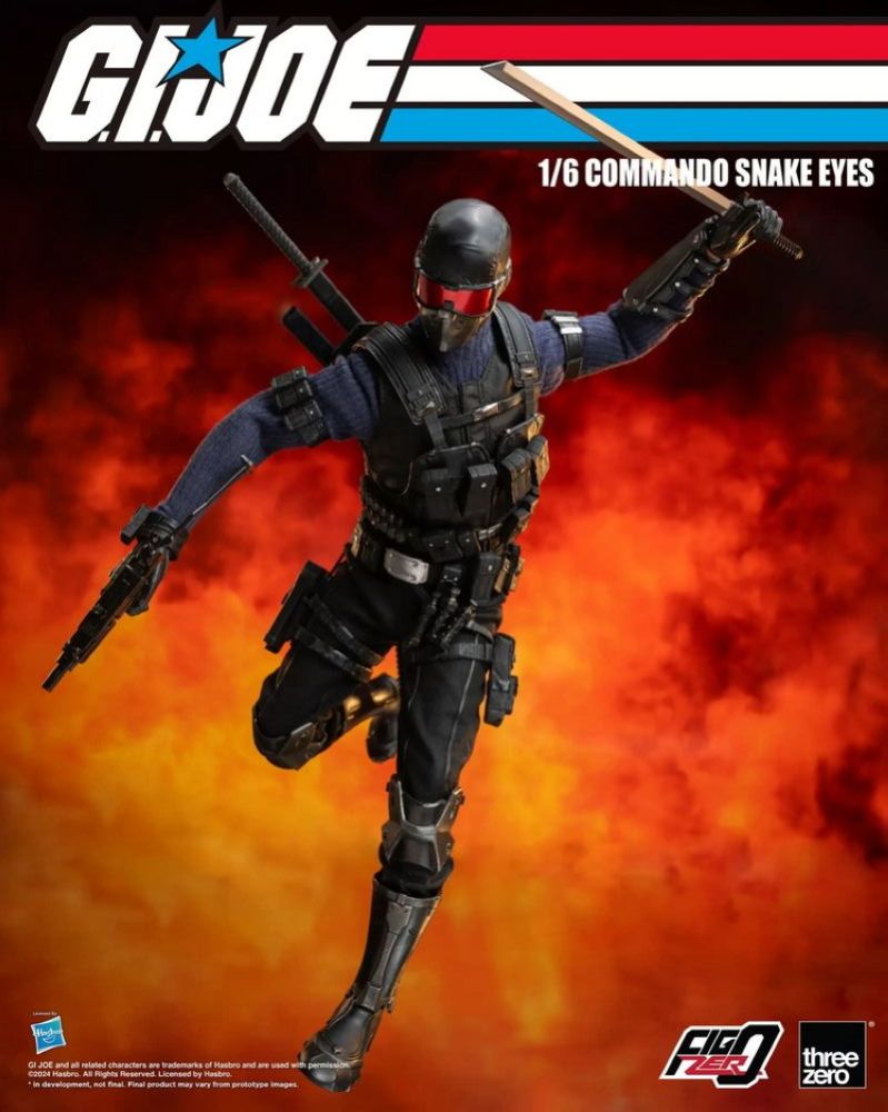 [Pre-sale] Threezero 3A Threezero 3Z0550 G.I. Joe FigZero Commando Snake Eyes
