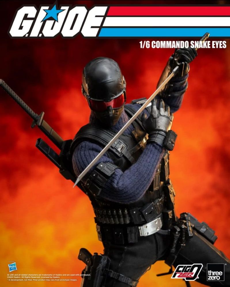 [Pre-sale] Threezero 3A Threezero 3Z0550 G.I. Joe FigZero Commando Snake Eyes