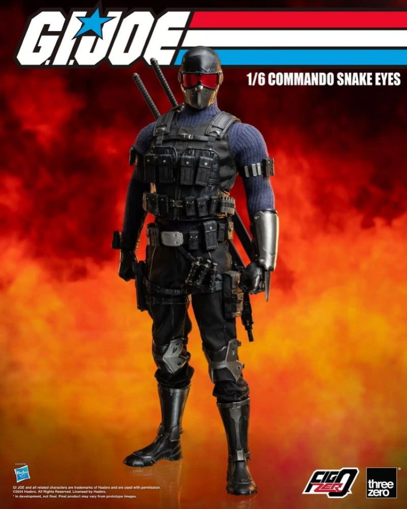 [Pre-sale] Threezero 3A Threezero 3Z0550 G.I. Joe FigZero Commando Snake Eyes