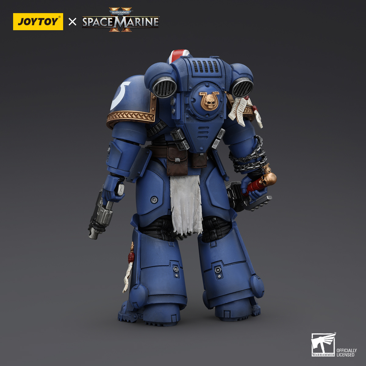 JOYTOY Warhammer 40K Uitramarines Lieutenant Titus action figure