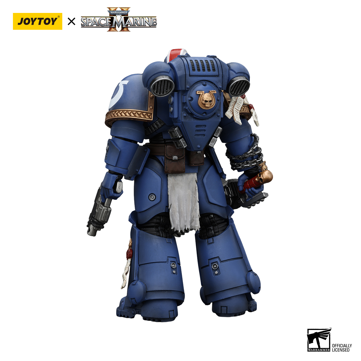 ゲームキャラクター JoyToy Warhammer 40k Lieutenant Titus CE JOYTOY Warhammer 40K Uitramarines Lieutenant Titus action figure