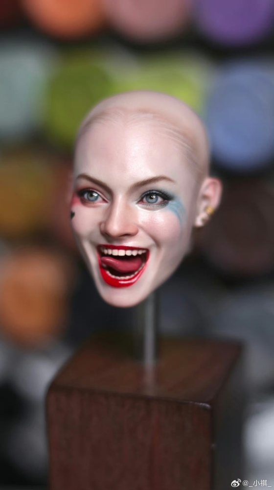 [In stock] Custom Action Figures Head Sculpt Toys - Harley Quinn