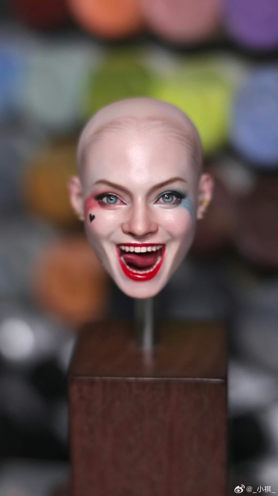 [In stock] Custom Action Figures Head Sculpt Toys - Harley Quinn