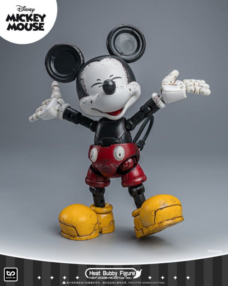 [In stock] HEATBOYS Infinity Toys Heat Buddy Figure H.B.F. HB0069 MICKEY Disney Mecha Mickey Mouse Dilapidated Version