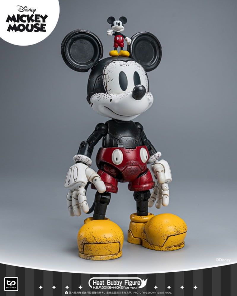 [In stock] HEATBOYS Infinity Toys Heat Buddy Figure H.B.F. HB0069 MICKEY Disney Mecha Mickey Mouse Dilapidated Version