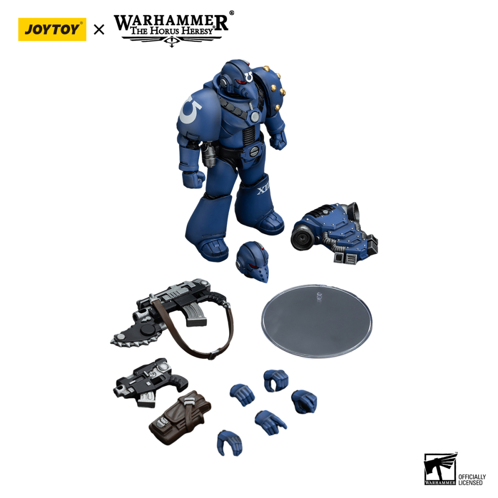 [Pre-sale] JOYTOY Warhammer "The Horus Heresy" Ultramarines MK VI Tactical Squad Legionary with Bolter& Chainblade