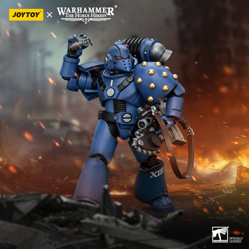 [Pre-sale] JOYTOY Warhammer "The Horus Heresy" Ultramarines MK VI Tactical Squad Legionary with Bolter& Chainblade