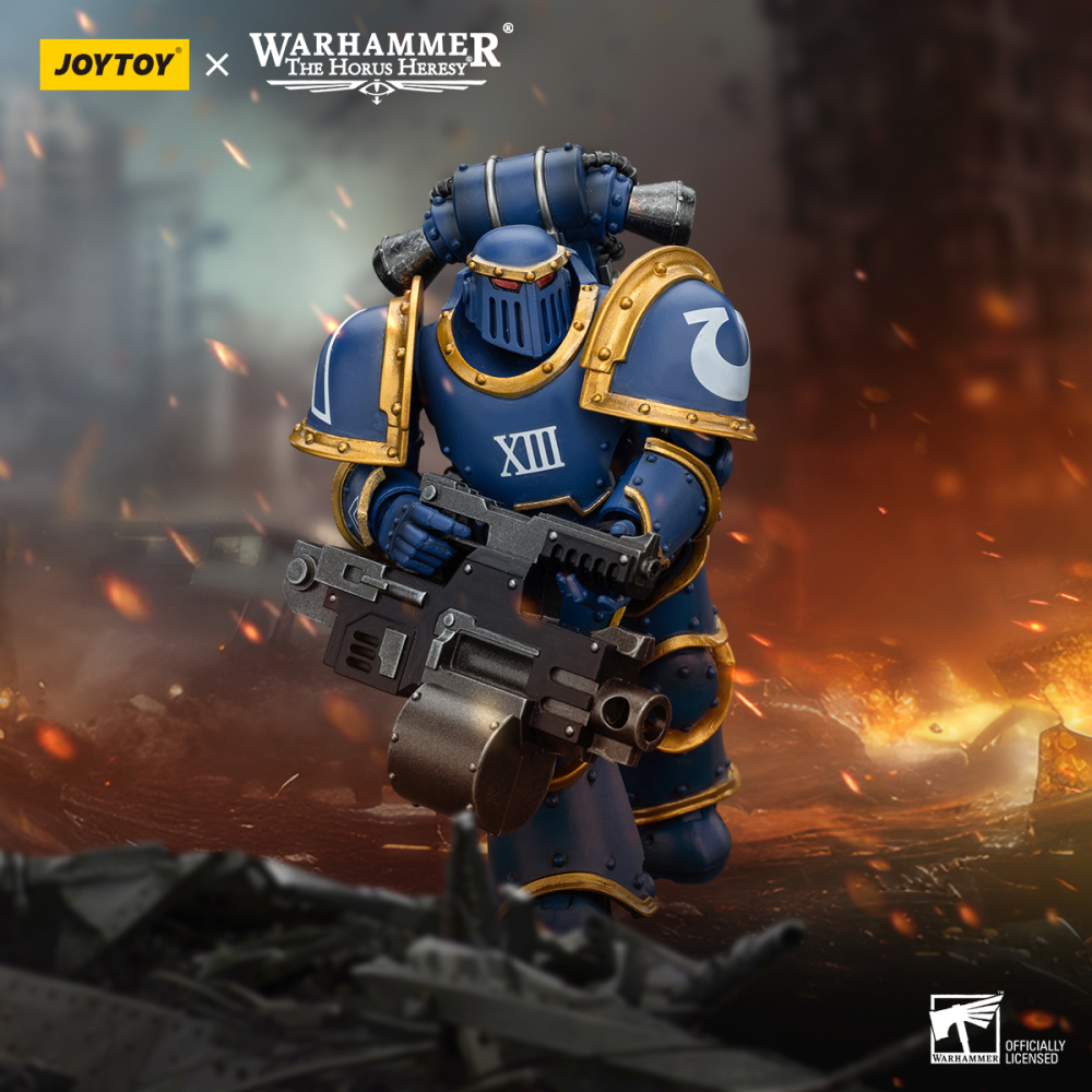 [Pre-sale] JOYTOY Warhammer "The Horus Heresy" Ultramarines Legion MKIII Tactical Support Squad Legionary with Heavy Bolter