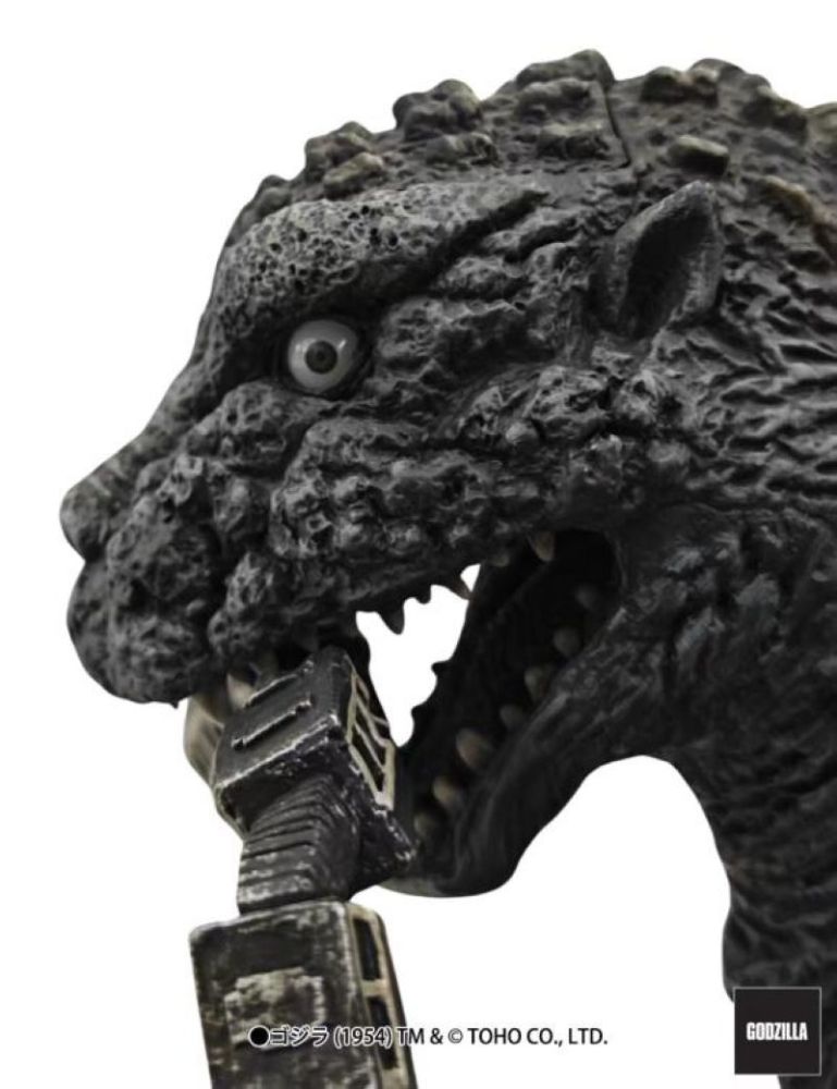 [In stock] EZHOBI OBS Godzilla (1954) Omega Beast Series Godzilla Train Biter (B/W Film 70th Anniversary Ver.)