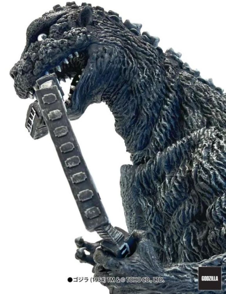 [In stock] EZHOBI OBS Godzilla (1954) Omega Beast Series Godzilla Train Biter (B/W Film 70th Anniversary Ver.)