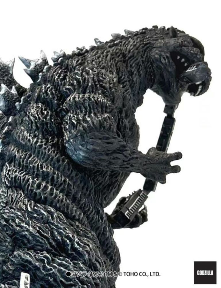 [In stock] EZHOBI OBS Godzilla (1954) Omega Beast Series Godzilla Train Biter (B/W Film 70th Anniversary Ver.)