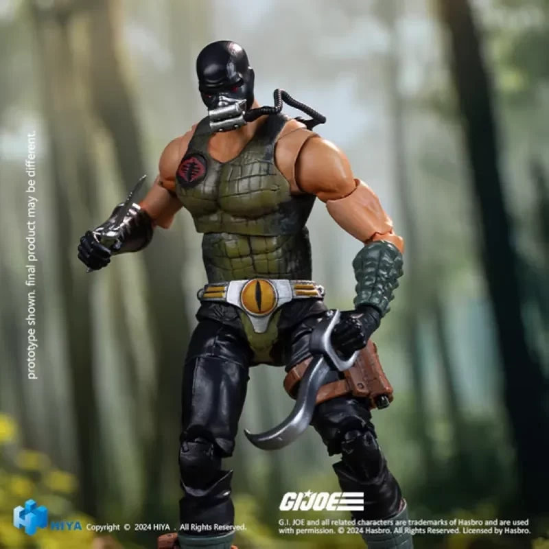 HIYA Exquisite Mini Series G.I.Joe hiya Croc Master Fiona