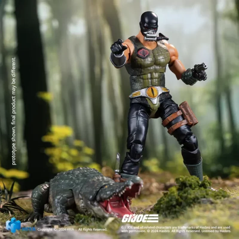 [Pre-sale] HIYA Exquisite Mini Series G.I.Joe Croc Master＆Fiona Action Figure