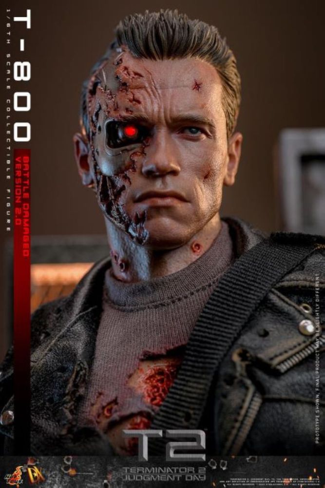 [Pre-sale] Hot Toys Terminator 2: Judgement Day DX46 T-800 (Battle Damaged Version 2.0) Collectible Figure