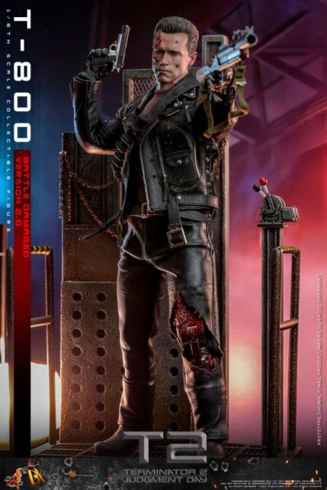 [Pre-sale] Hot Toys Terminator 2: Judgement Day DX46 T-800 (Battle Damaged Version 2.0) Collectible Figure